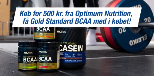 Kb for 500 kr. fra Optimum Nutrition, f gave